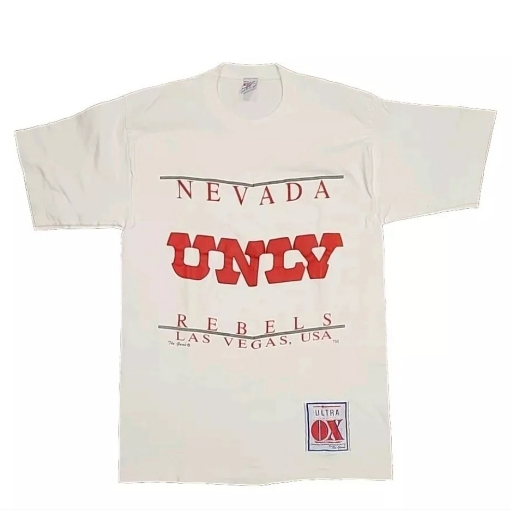 Vintage The Game Ultra Ox T-Shirt University Of Nevada Las Vegas MENS Medium